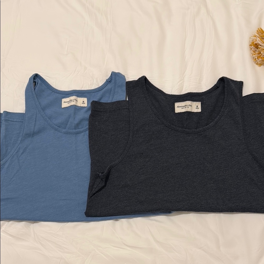 Men’s Abercrombie Shades of Blue Tank Tops